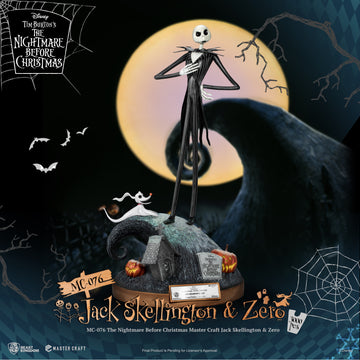 Beast Kingdom MC-076 The Nightmare Before Christmas Master Craft Jack Skellington & Zero